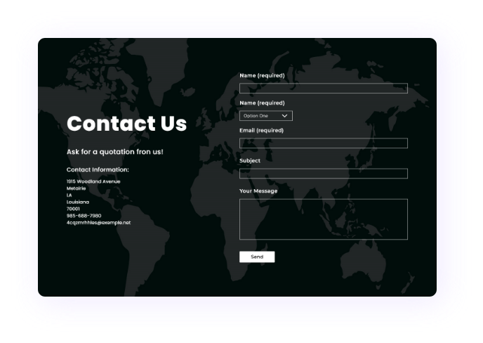 Live Demo Contact form 7 Module